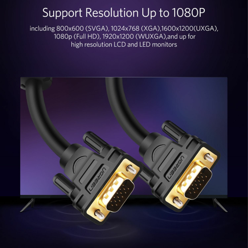 UGREEN VGA Male to Male 3m Cable (11631) - 2