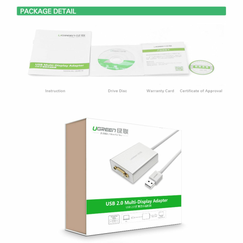 UGREEN USB-A 2.0 to VGA Converter (40244) - 5