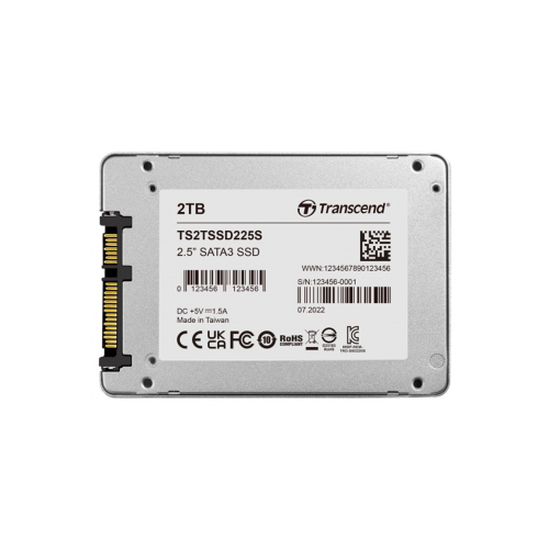Transcend 2TB SSD225S SATA III 2.5-Inch Internal SSD /TS2TSSD225S/ - 2