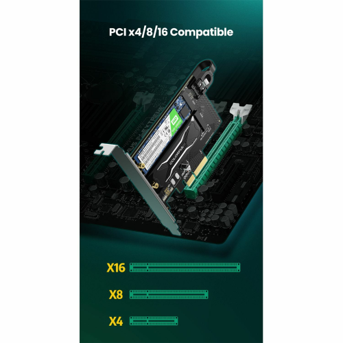 UGREEN PCIe Expansion Card to M.2 NVME Port (70504) - 3