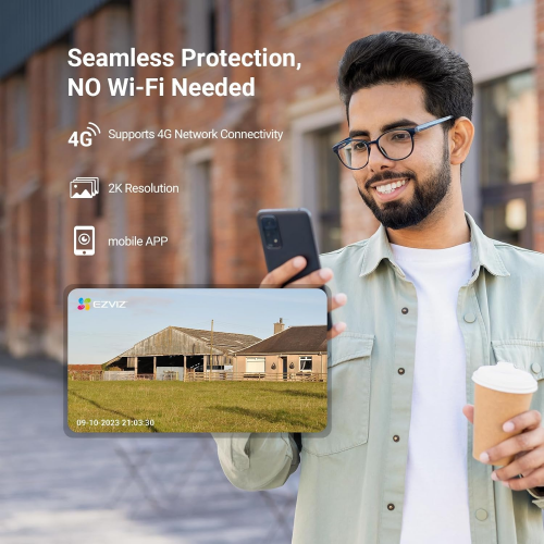 EZVIZ CS-H8c 4G 2K Pan & Tilt Camera (R200-1K3KFL4GA) - 6