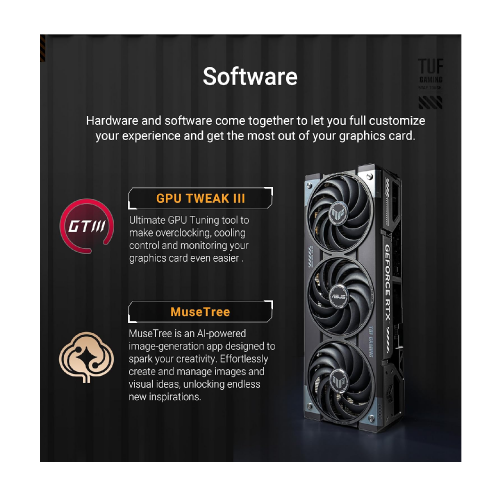 ASUS TUF Gaming GeForce TUF-RTX5070-O12G 12GB GDDR7 Graphics Card - 6