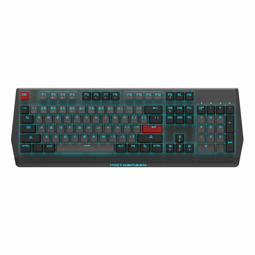 Motospeed CK74 Wired Gaming Mechanical Keyboard Grey