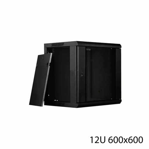 Toten 12unit W2.6612 wall mounted cabinet, 600*600*12U with glass