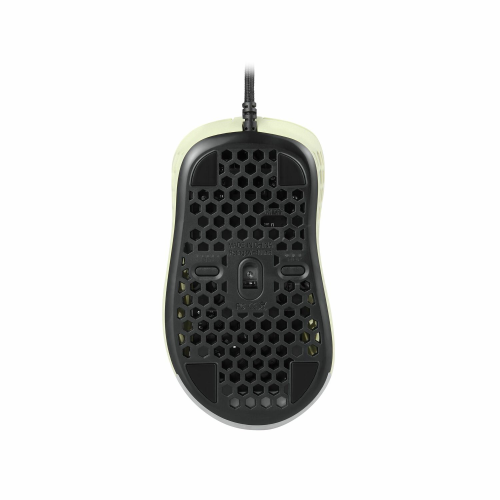 Motospeed V100 Air Wired RGB Backlight Gaming Mouse, Black and Yellow - 2