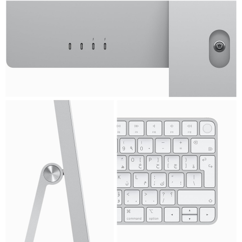 Apple iMac M4 Chip, 10-Core CPU, 10-Core GPU, 16GB RAM, 256GB SSD, 24-inch 4.5K Retina Display, Silver /MWUU3/ - 2