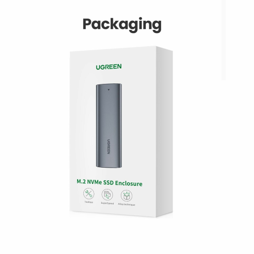UGREEN USB-C to M.2 NVMe SSD Enclosure (10902) - 4