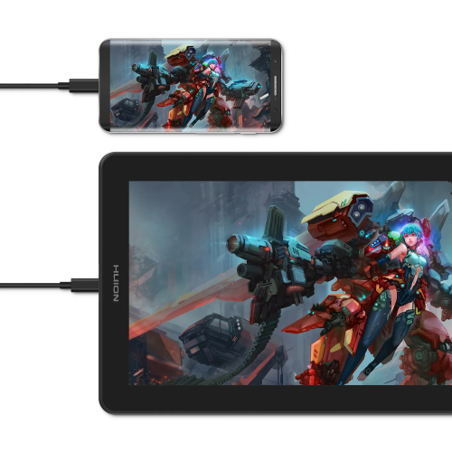 Huion Kamvas 13 GS1331-K Graphic Pen Display, Black - 4