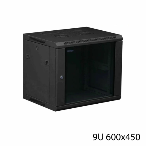 Toten 9unit W2.6409 wall mounted cabinet, 600*450*9U with glass 