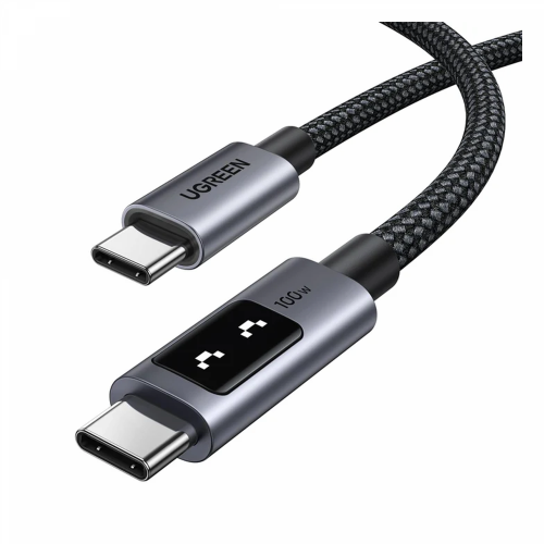 UGREEN UNO USB-C Male to Male 100W PD Fast Charging Braided Cable 1m (35501) - 2