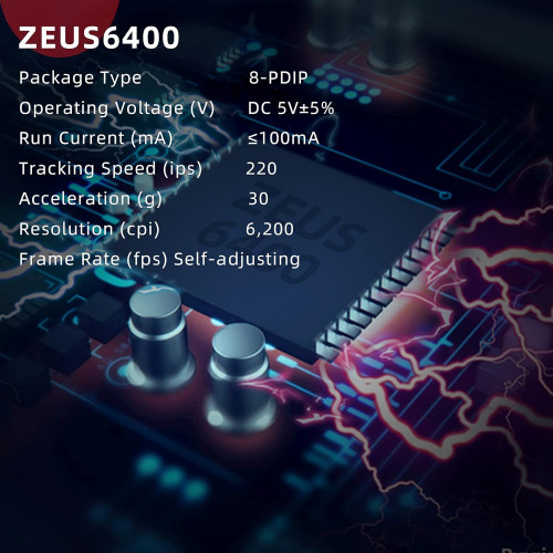 Motospeed V70 USB Wired Gaming Mouse, White - 4