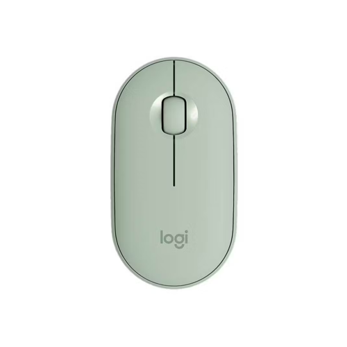 Logitech Silent Wireless Mouse with Bluetooth, Green Pebble
