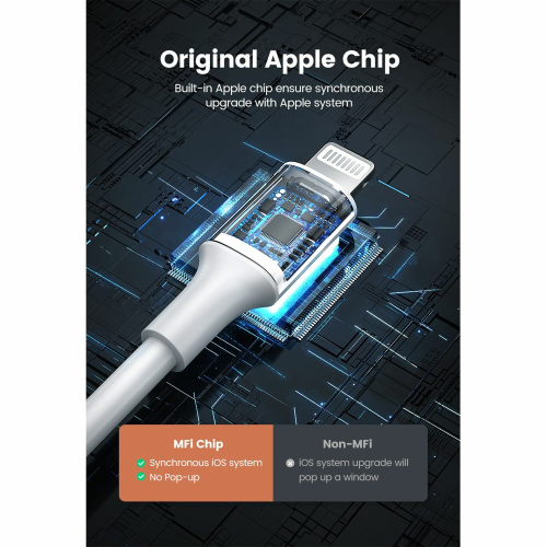 UGREEN USB-A to Lightning cable 1M (20728) - 5