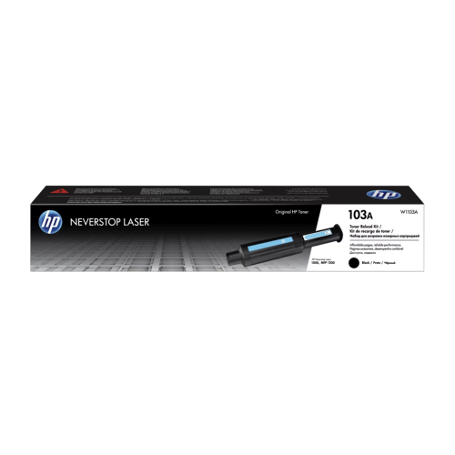 HP 103A (W1103A) Black Original Neverstop Laser Toner Reload Kit - 2500 pages /HP Neverstop Laser 1000, MFP 1200 Printer series/