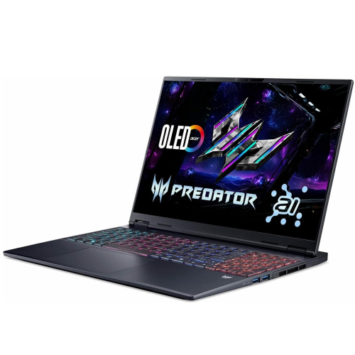 Acer Predator Helios Neo 16S AI PHN16S-71-91MB Intel Core Ultra 9 275HX, DDR5 16GB RAM, 1TB PCIe NVMe SSD, NV RTX5070 8GB, 16-inch 165Hz WQXGA OLED, Win11 Home, Black - 2