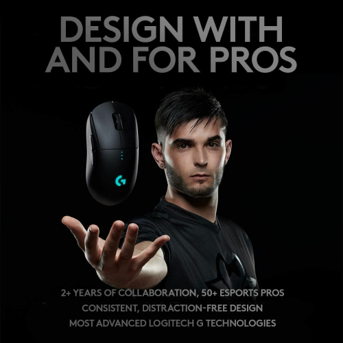Logitech G Pro Wireless Gaming Mouse , Black - 2