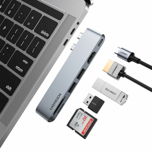 UGREEN 6-in-2 USB-C Hub for MacBook (80856) - 3
