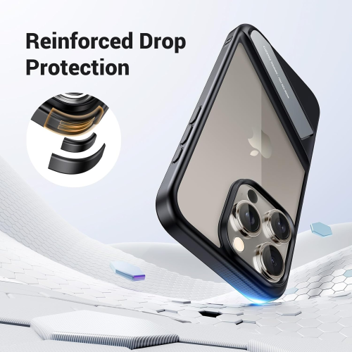 UGREEN Kickstand Protective Case for iPhone 15 Plus, Black (25405) - 5