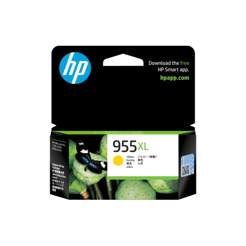 HP 955XL High Yield Yellow Original Ink Cartridge (L0S69AA) /HP OfficeJet Pro 7700, 8200, 8700 series/