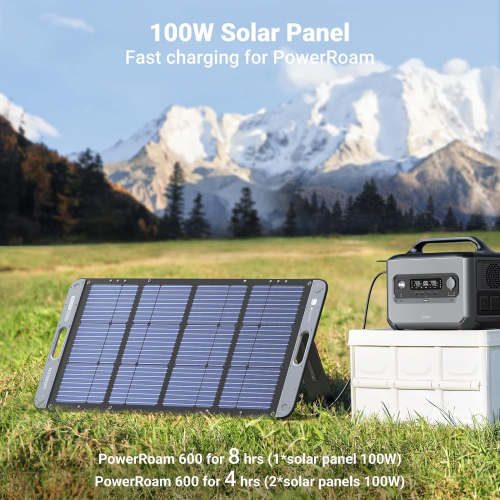 UGREEN 100W Foldable Solar Panel for Portable Powerstation (15113) - 2