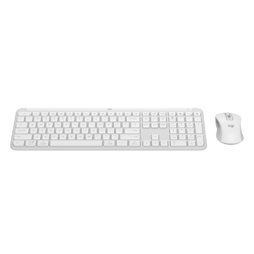 Logitech MK950 Signature Slim Wireless Keyboard & Mouse Combo, White - 2