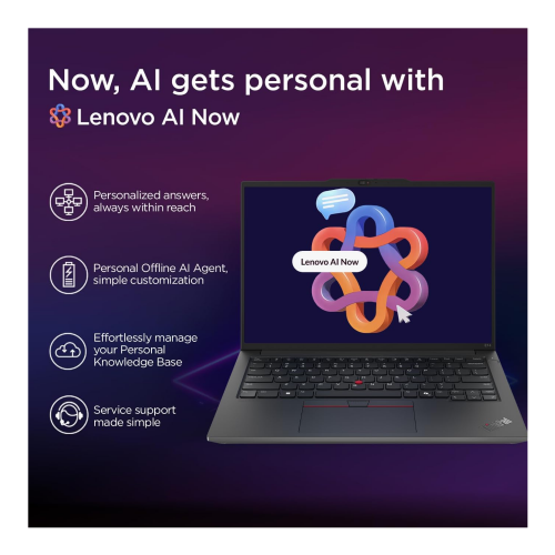 Lenovo ThinkPad E14 Intel Core Ultra 5-125H, DDR5 5600MHz 16GB RAM, 1TB SSD, Intel Arc XeLPG Graphics, 14.1 inch FHD IPS+LED backlight Display / Зөөврийн Компьютер / - 4