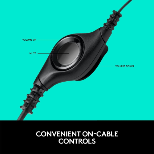 Logitech H390 USB Headset - 4