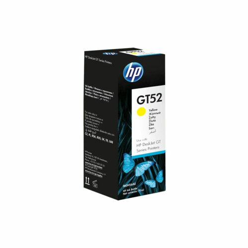 HP GT52 Yellow Original Ink Bottle (M0H56AA) /HP Smart Tank 520, 580, 670, 720, 750 Printer series/