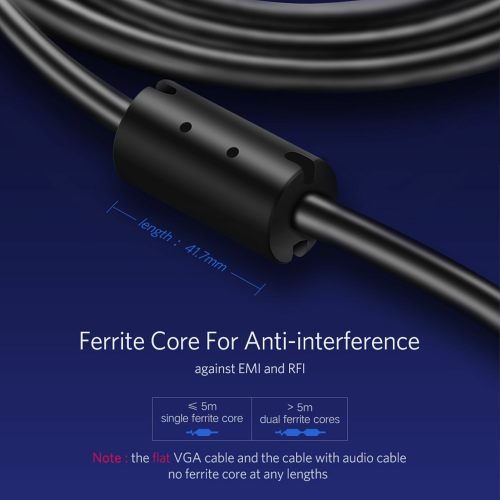 UGREEN VGA Male to Male 10m Cable (11633) - 3