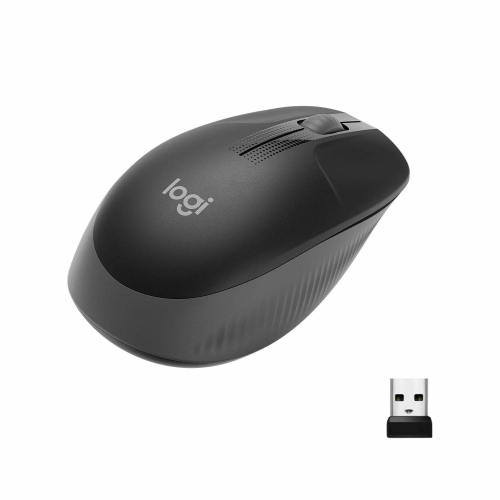 Logitech M190 Wireless Optical Mouse, Black - 4