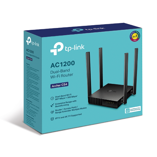 TP-Link Archer C54 AC1200 Dual-Band Wi-Fi Router - 5