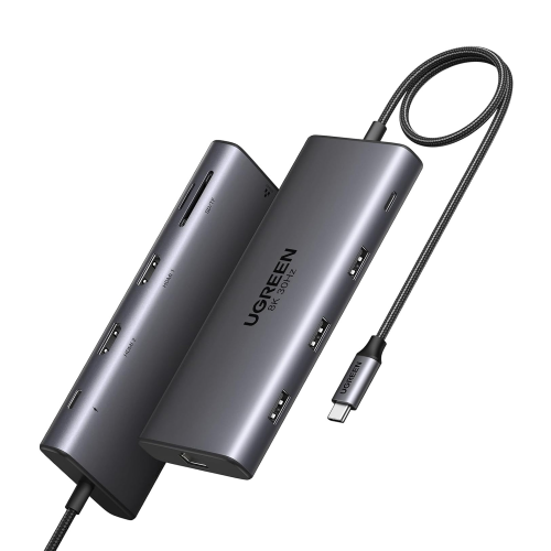 UGREEN Revodok Pro 210 10-in-1 USB-C Dual HDMI 4K, 100W PD Hub (15534)