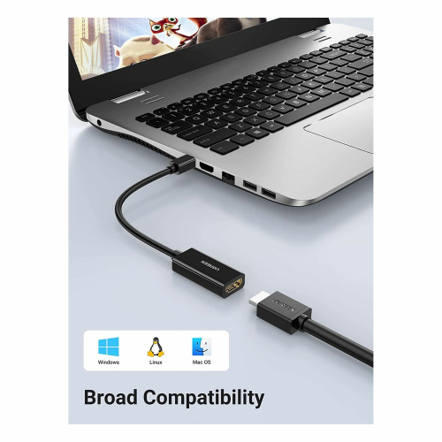 UGREEN 4K Mini DP to HDMI Converter (40360) - 4
