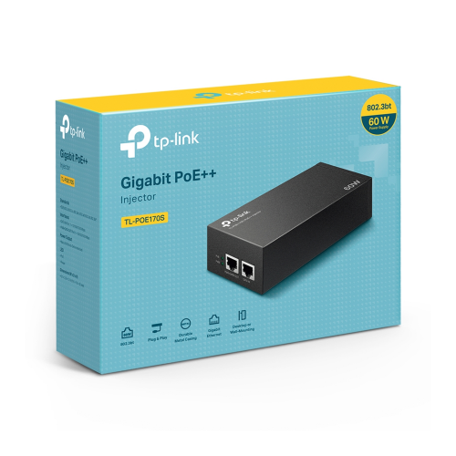 TP-Link POE170S Gigabit PoE++ Injector - 4