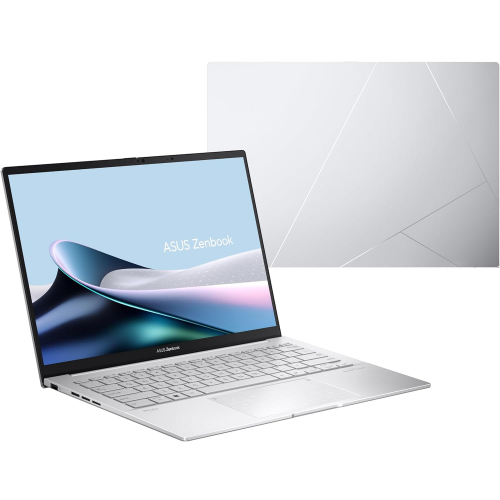 ASUS ZenBook UX3405CA-PZ422W Intel Core Ultra 7-255H, 16GB LPDDR5X RAM, 512GB PCIe 4.0 NVMe M.2 SSD, Intel Arc Graphics, OLED Touch 14 inch, Win11, NumberPad, Foggy Silver - 2