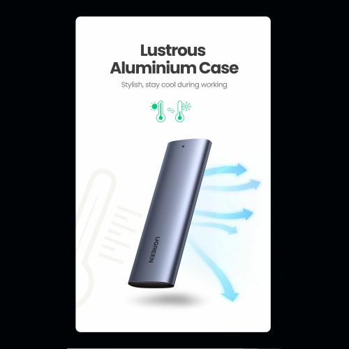 UGREEN USB-C to M.2 NVMe SSD Enclosure (10902) - 3