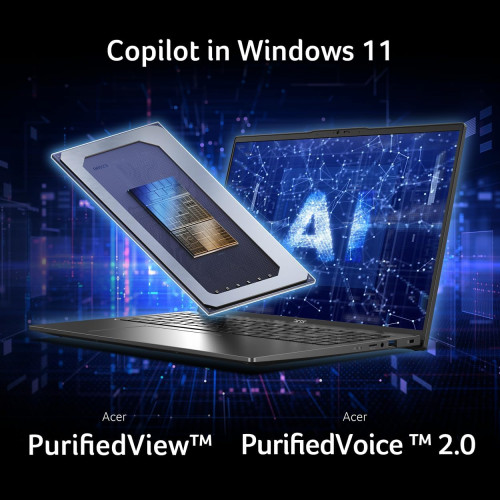 Acer Aspire Go 16 A16-71M-53B9 Intel Core Ultra 5-125H, DDR5 16GB RAM, 512GB PCIe NVMe Gen4 M.2 SSD, Intel Arc Graphics, 16-inch WUXGA, Win11 Home, Steel Grey - 15