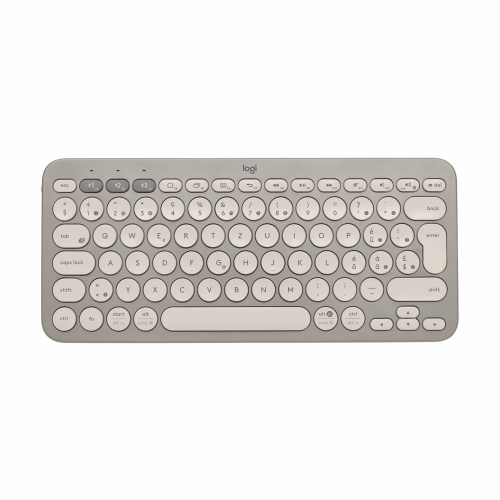 Logitech K380 Multi-Device Bluetooth Keyboard, Sand