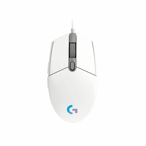 Logitech G102 Prodigy Programmable RGB Gaming Mouse, White