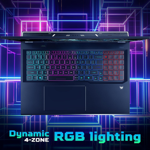 Acer Predator Helios 18 AI PH18-73-96CY Intel Core Ultra 9-275HX, DDR5 64GB RAM, 1TB PCIe NVMe SSD, NV RTX5080 16Gb, 18-inch WQXGA IPS Mini LED 250Hz, Win11 Home, Black - 3