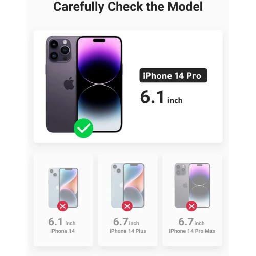 UGREEN Clear Magnetic Protective Case for iPhone 14 Pro (90936) - 2