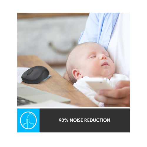 Logitech M221 Wireless Silent Mouse, Blue - 4