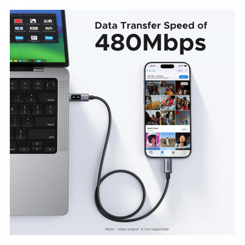 UGREEN UNO USB-C Male to Male 100W PD Fast Charging Braided Cable 1m (35501) - 5