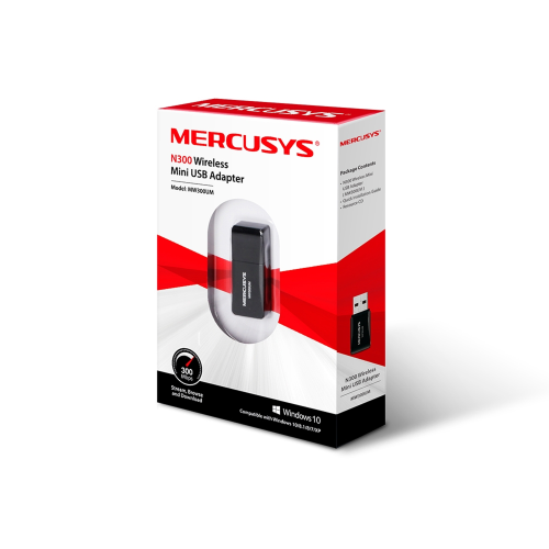 Mercusys MW300UM N300 Wireless Mini USB Adapter - 4
