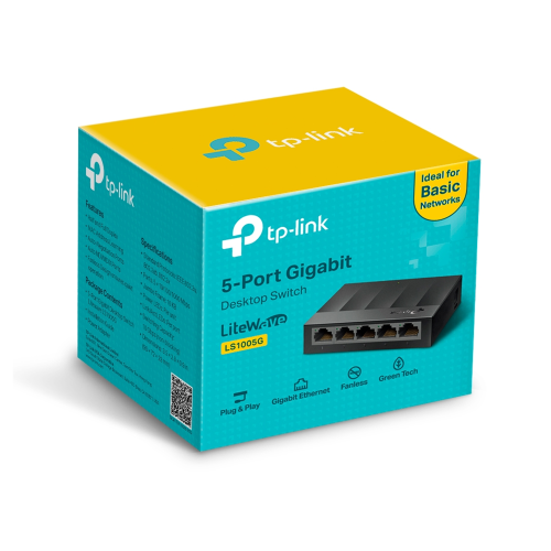 TP-Link LS1005G 5-Port Gigabit Desktop Switch / Свич салаалагч , Сүлжээний Төхөөрөмж / - 4