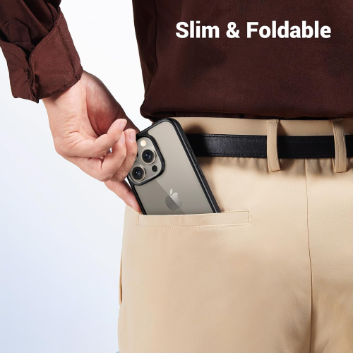 UGREEN Kickstand Protective Case for iPhone 15 Plus, Black (25405) - 3