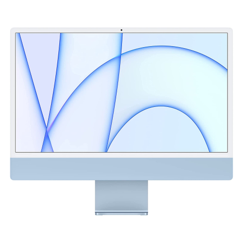 Apple iMac 24-inch M1 Chip, 8-Core CPU, 8-Core GPU, 8GB RAM, 512GB SSD, Blue /MGPL3/