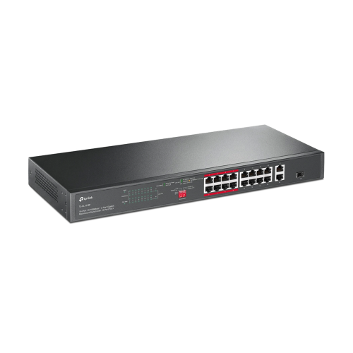 TP-Link SL1218P 16-Port 10/100 Mbps PoE+ Rackmount Switch with 2-Port Gigabit Port and 1 Gigabit SFP Slot / Свич салаалагч , Сүлжээний Төхөөрөмж / - 2