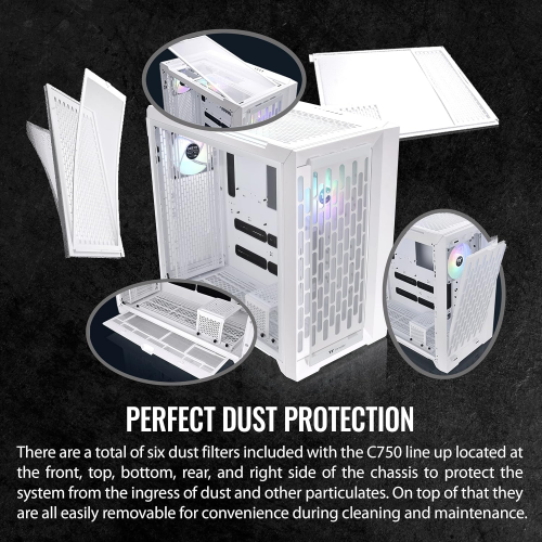 Thermaltake Case Steel Shadow Transparent S White /CA-1C5-00F6WN-01/ - 6