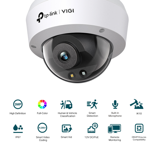 TP-Link VIGI C230 3MP Full-Color Dome Network Camera / Дотор Хяналтын Камер / - 2